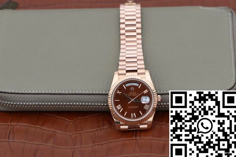 Factory Date Day Brown Rolex 40mm Dial 228235 EW 0501